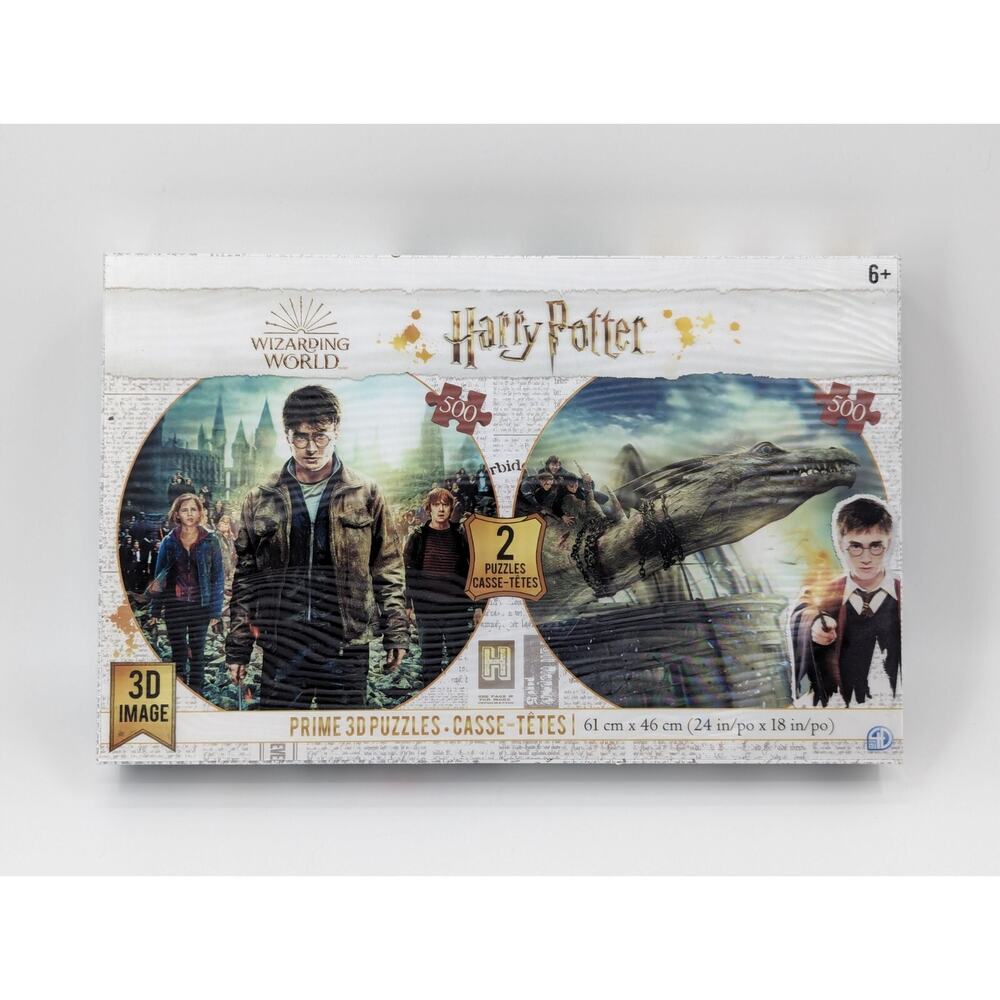 Harry Potter Wizarding World 3D Puzzles 2 With 500 Pieces Each Complete
